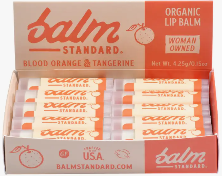 
                
                    Load image into Gallery viewer, Blood Orange &amp;amp; Tangerine Lip Balm 20 Unit Display Box
                
            