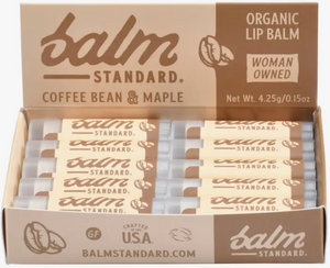 Coffee Bean & Maple Lip Balm 20 Unit Display Box